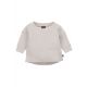 Subtly knitted sweater (loose fit) (sand) 