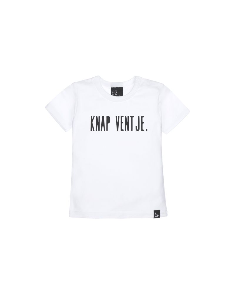 Knap ventje t-shirt wit/zwart
