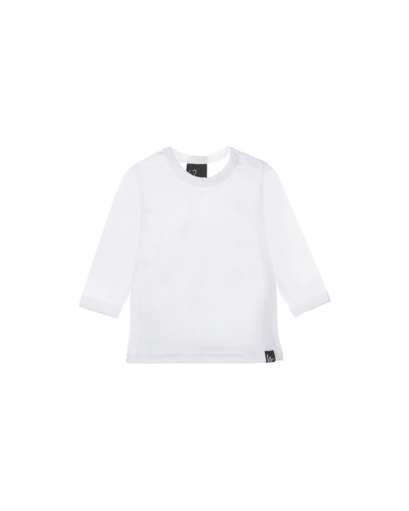 Basic witte longsleeve