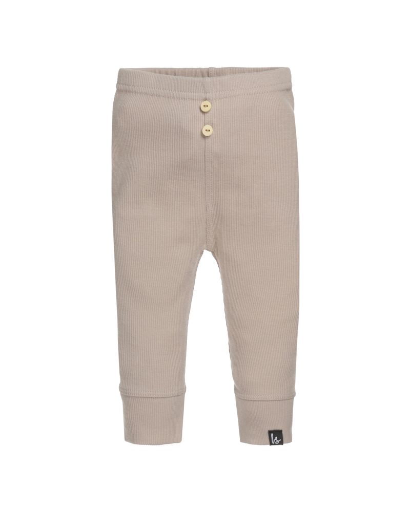 Button broekje rib (sand) 