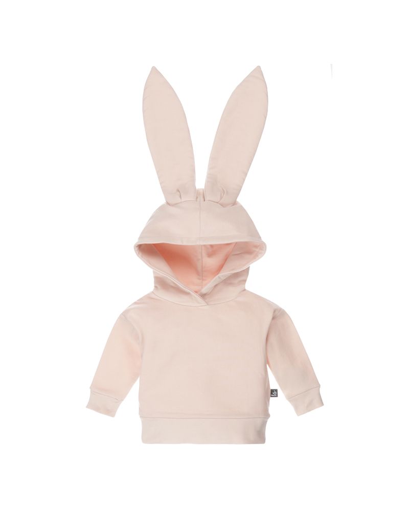 Capuchon sweater bunny ears (rose) 