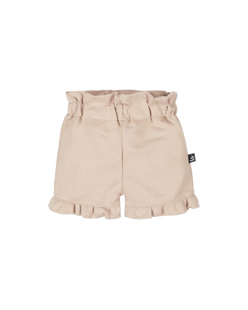 PRE-ORDER Double ruffle short (soft beige)