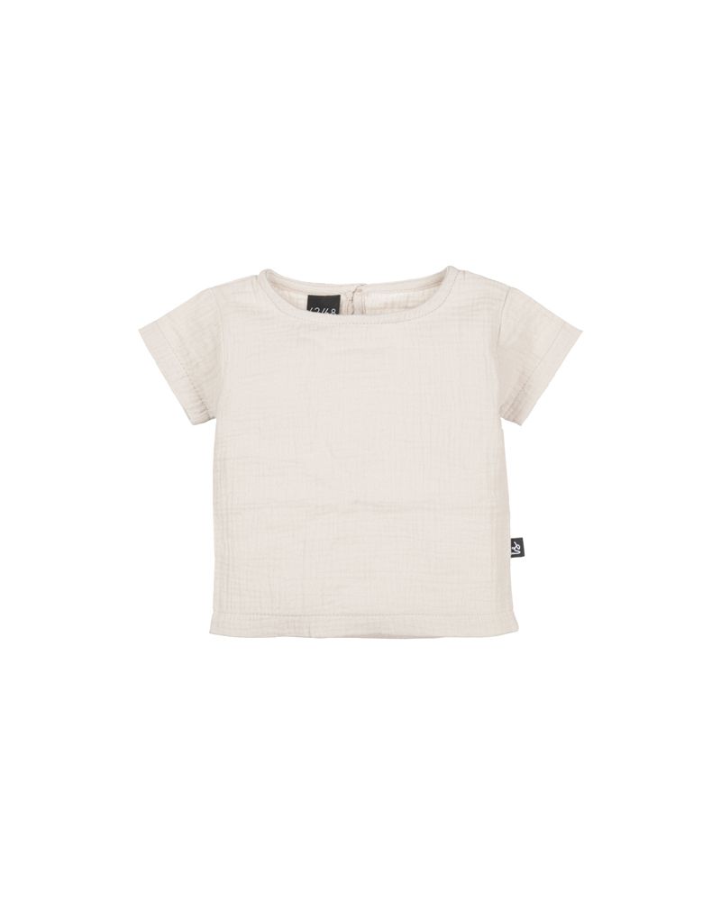 Linnen t-shirt (sand)