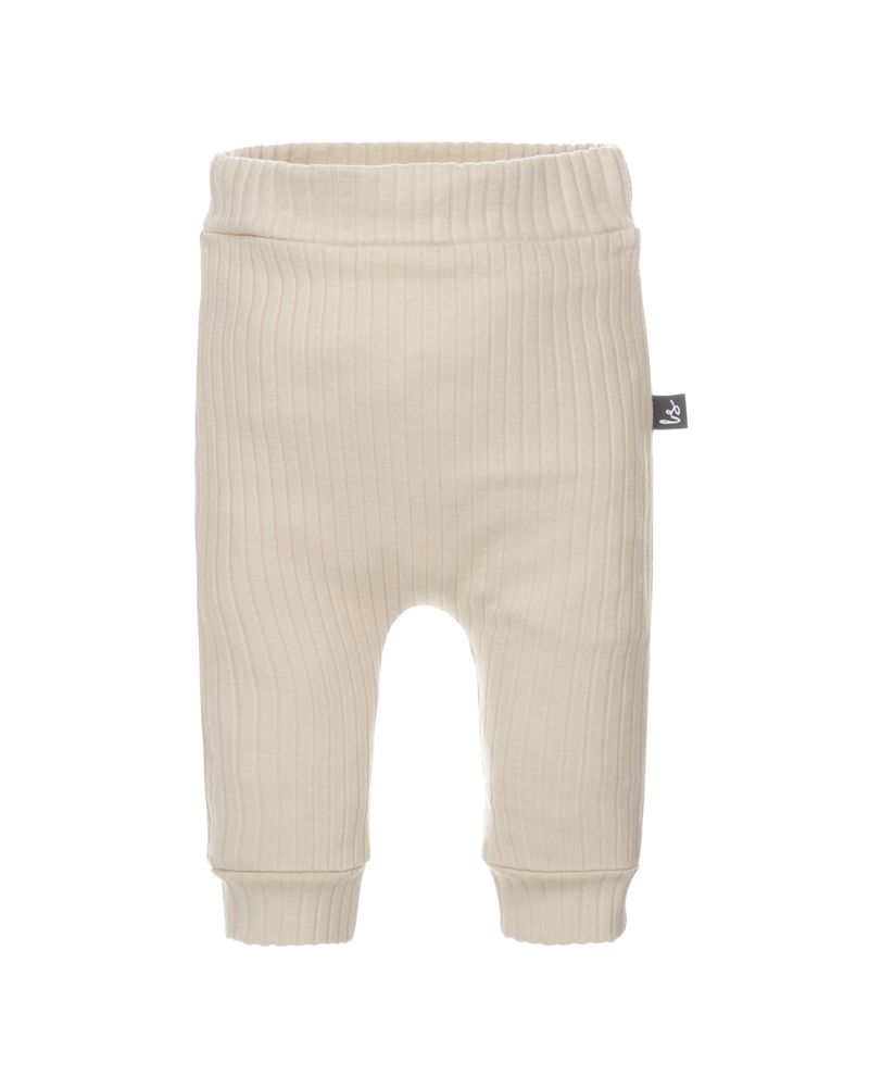 Newborn broekje groovy rib (beige)