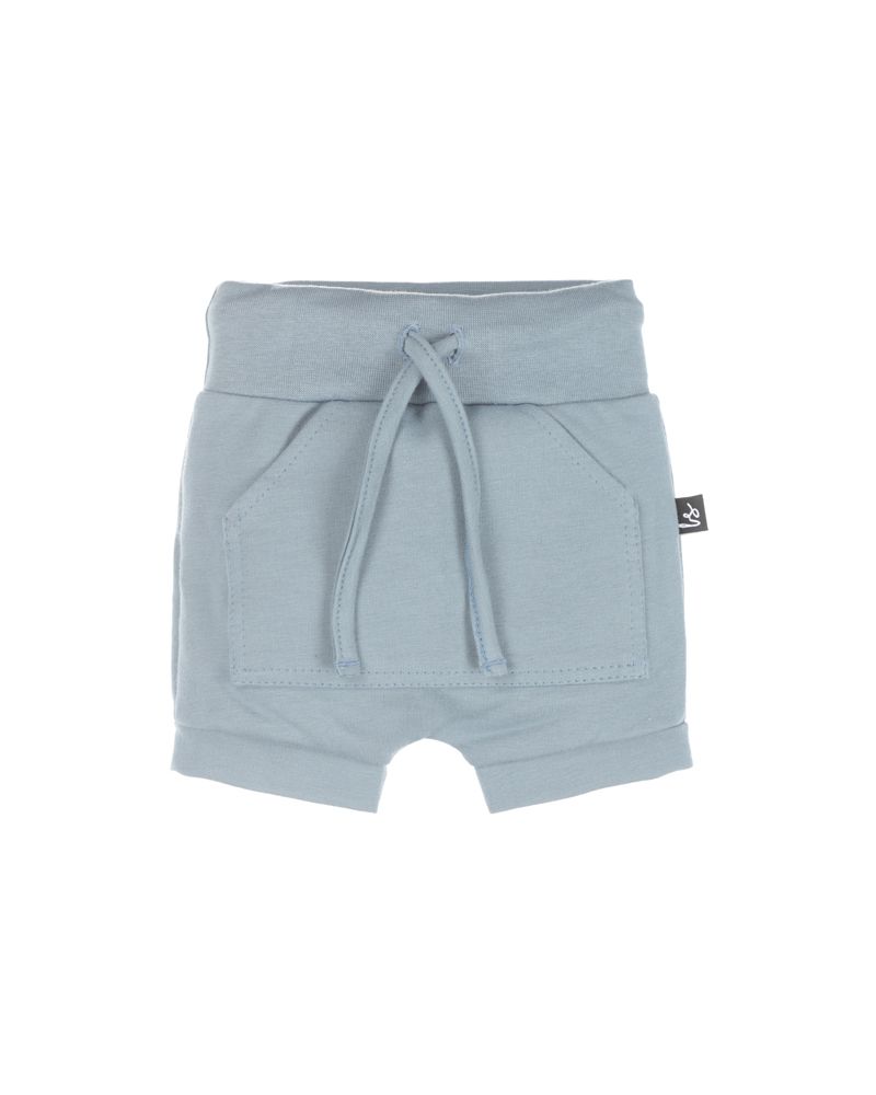 Pocket short dusty blue