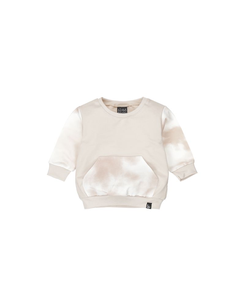 Pocket sweater tie dye (sand)