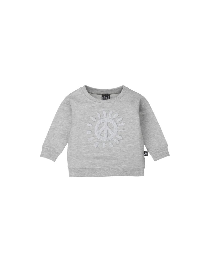 Sweater embroidery peace