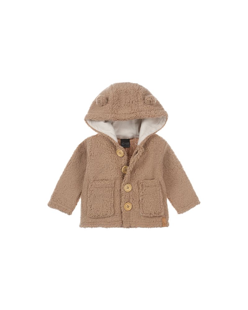Teddy jacket taupe