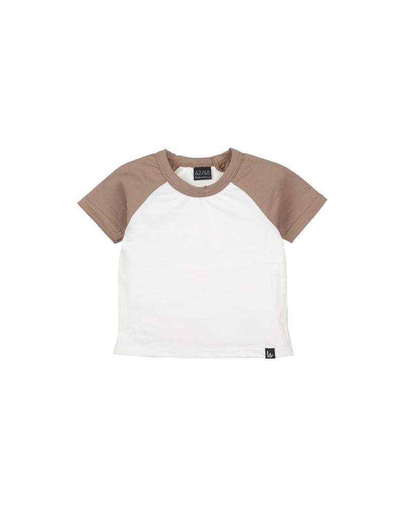 Twist sleeve t-shirt (taupe)