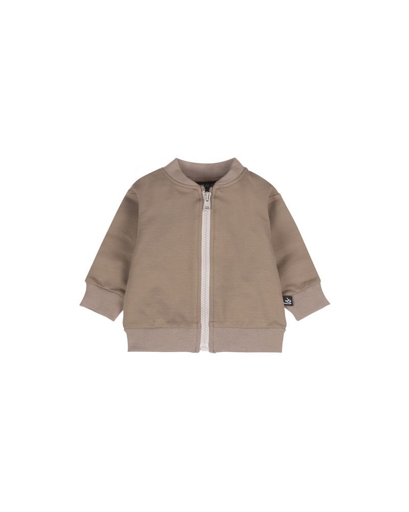 Zipper vestje light oak