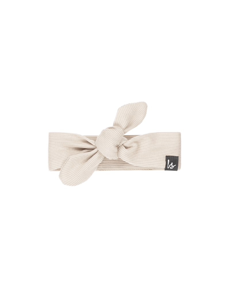 Haarbandje rib (sand)