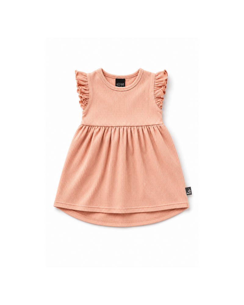 Zomerjurkje (met ruffletje) roze