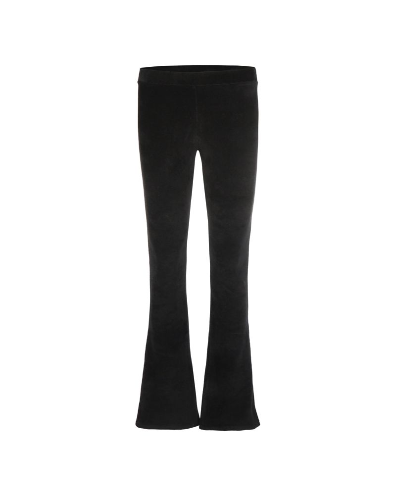 Flared pants fine corduroy (zwart) (adult)