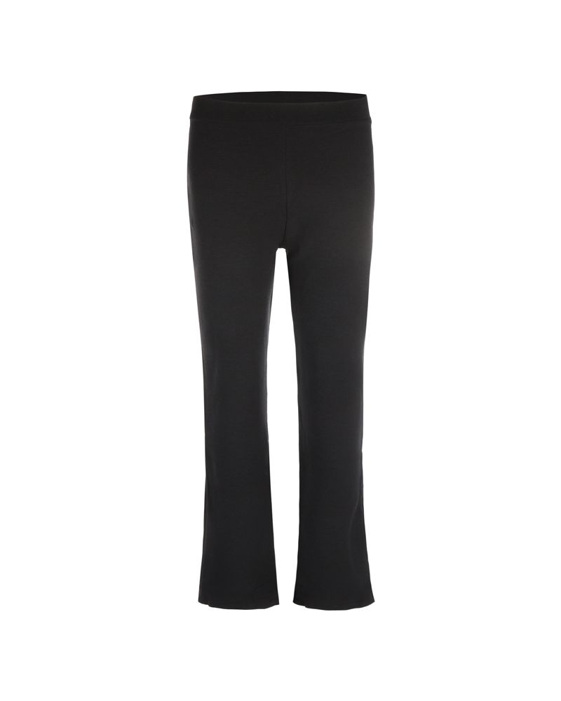 Flared pants rib (zwart) Mystyles