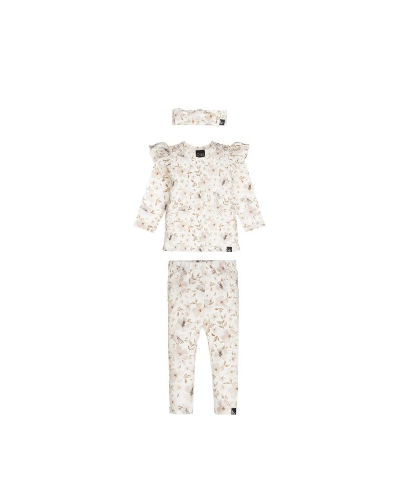 Outfit longsleeve soft flowers