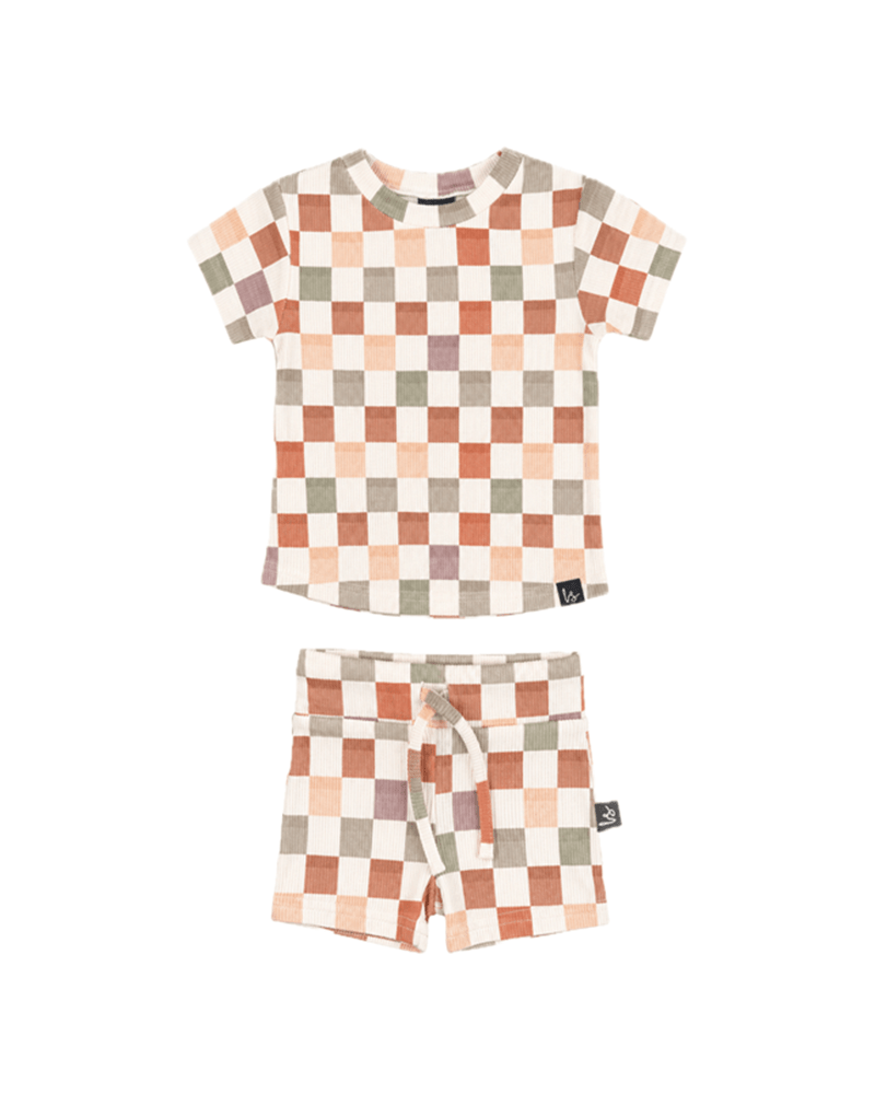 Outfit rib jersey block