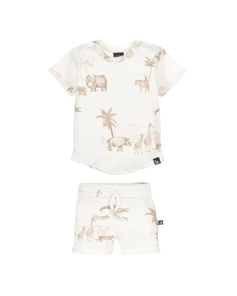 Outfit rib jersey vintage jungle