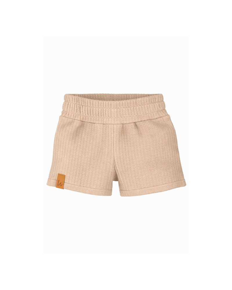 Soft wafel short soft brown