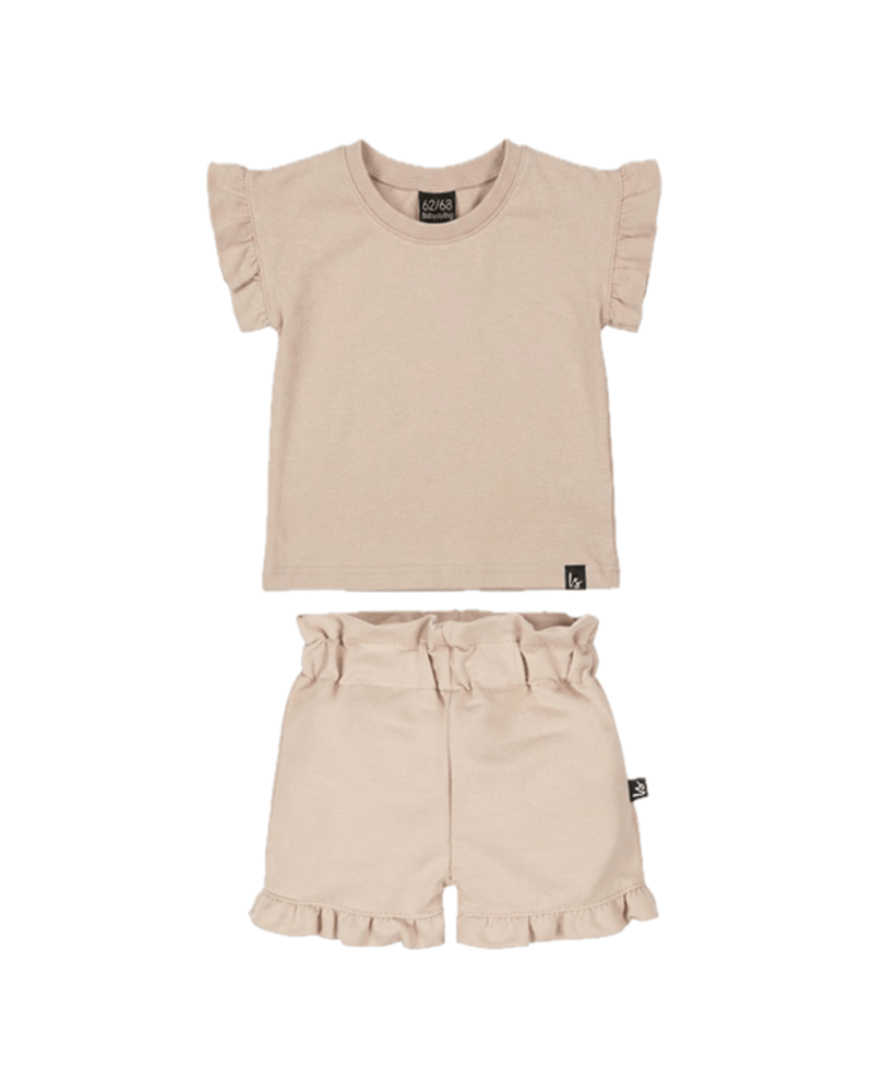 Outfit butterfly set soft beige