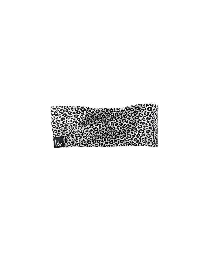 Twist haarbandje luipaard sand (small print) XL