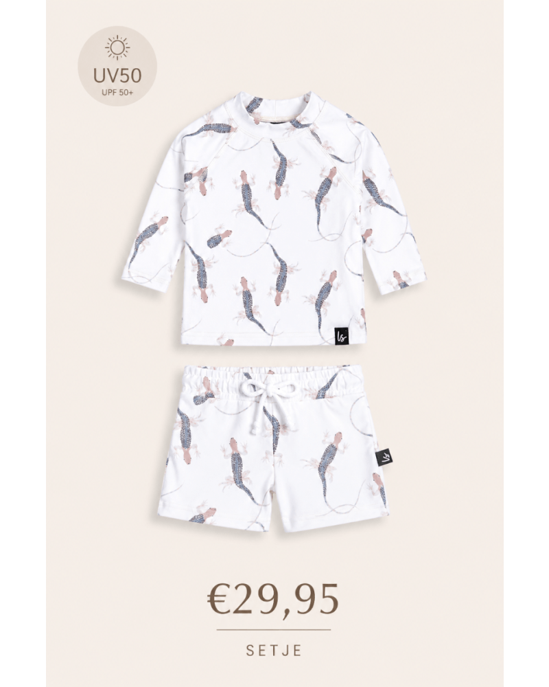 UV zwemsetje hagedis green - PREORDER